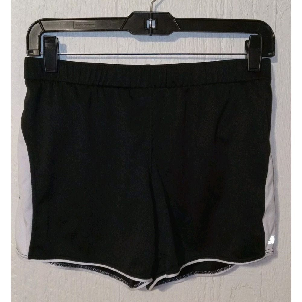 New Balance Running Shorts Womens Small Black White Lightning Dry WRS1106X - Picture 5 of 10